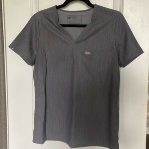 Size Small Catarina Grey Figs Scrub Top